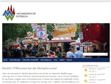 Tablet Screenshot of michaeliswoche.de